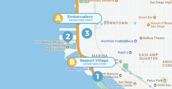 Image of a San Diego Map