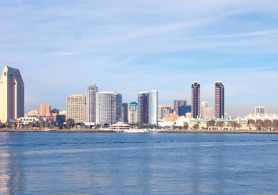 Image of San Diego Skyline from ocean