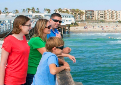 Image of kids on the pier in San Diego
