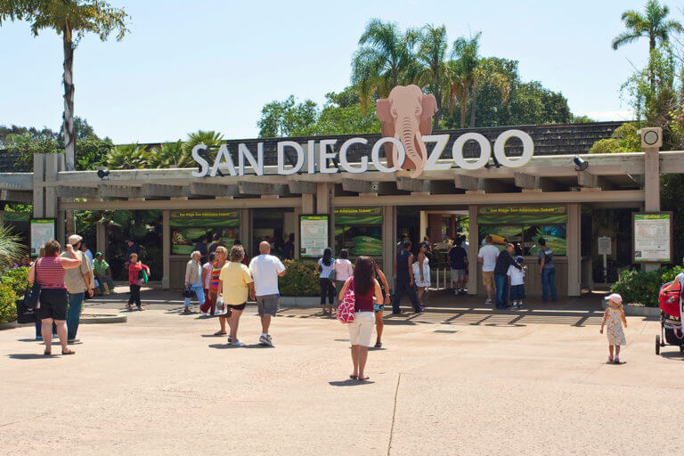 Image of San Diego Zoo Front Entrance