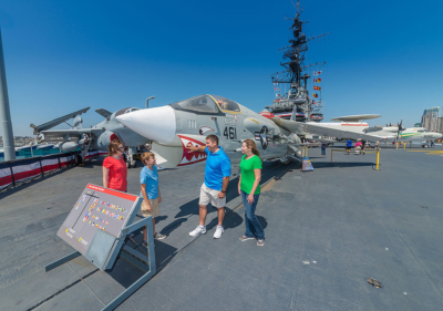 san diego uss midway and family