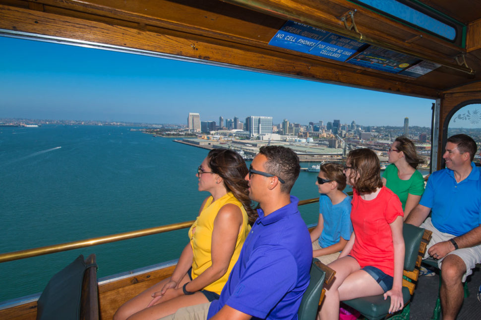 Guest riding San Diego Old Town Trolley